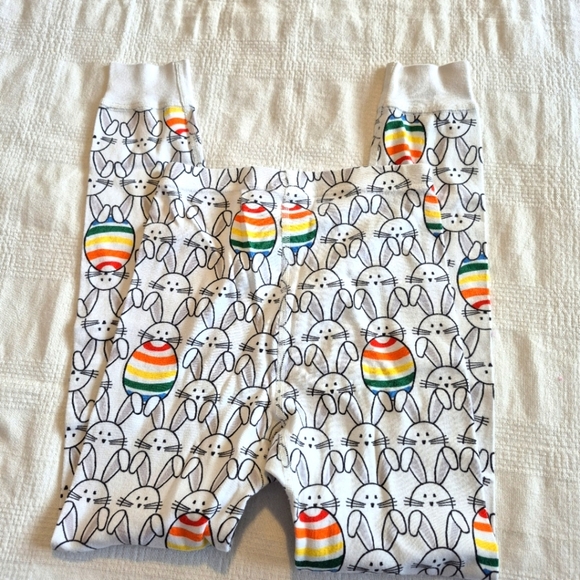 Hanna Andersson size 8 or 130 Easter Egg bunny pajama bottoms tag removed - Picture 4 of 6